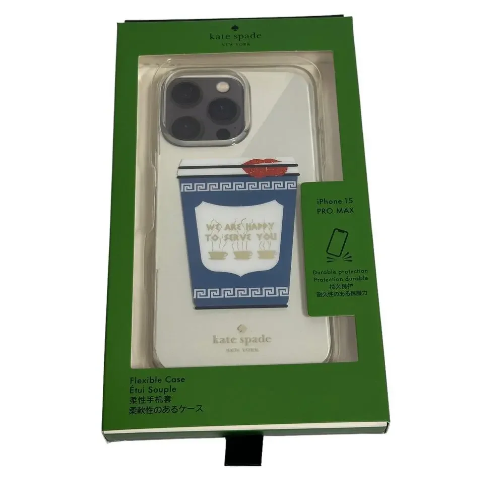 Kate Spade Coffee Break iPhone 15 Pro Max Case